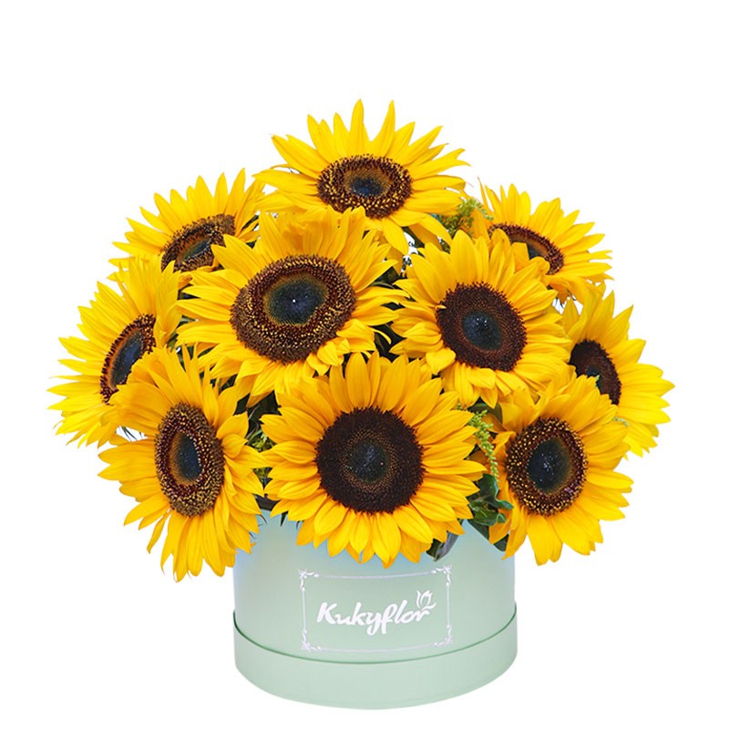 Sunflower Hat Box