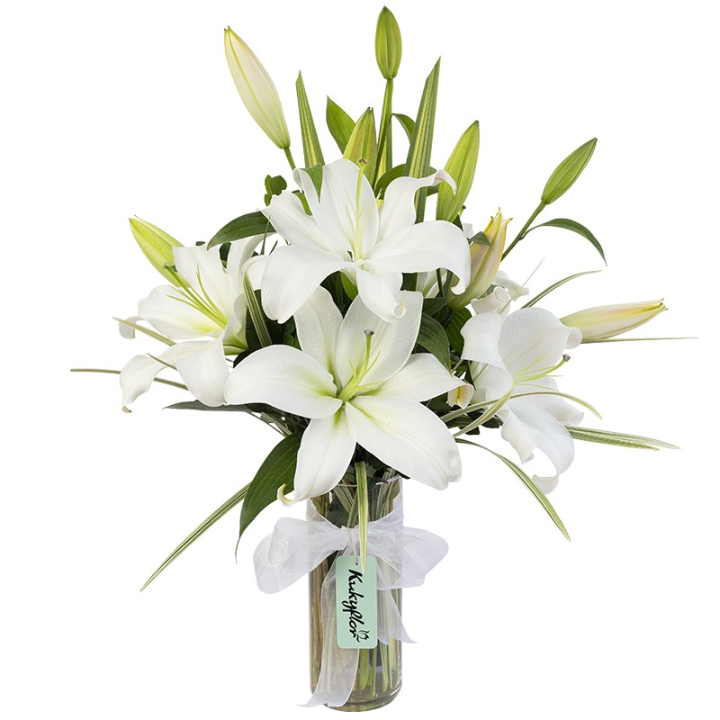 Scented Lilium Arrangement in a Vase