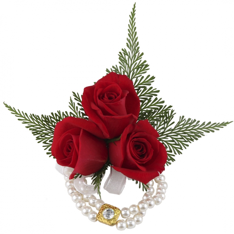 Mini rose corsage
