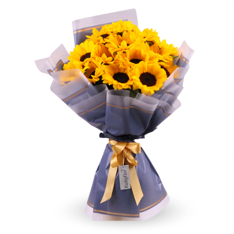 Bouquet of 15 Sunflowers