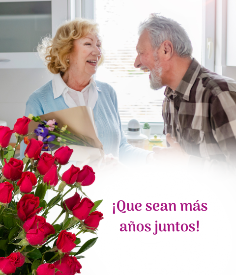 Flores para aniversario de novios y casados