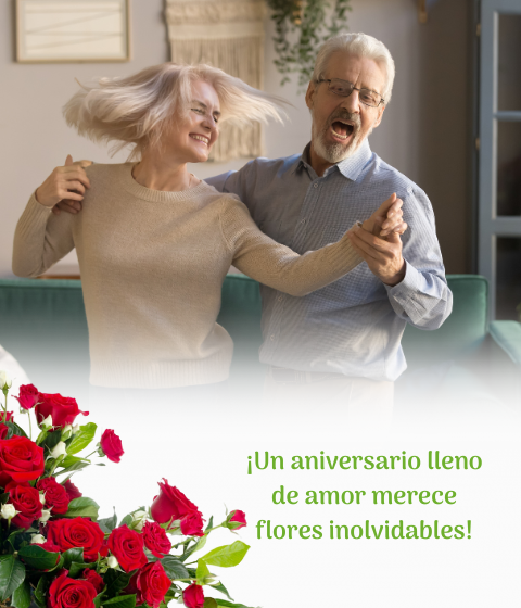 Flores para aniversario de novios y casados